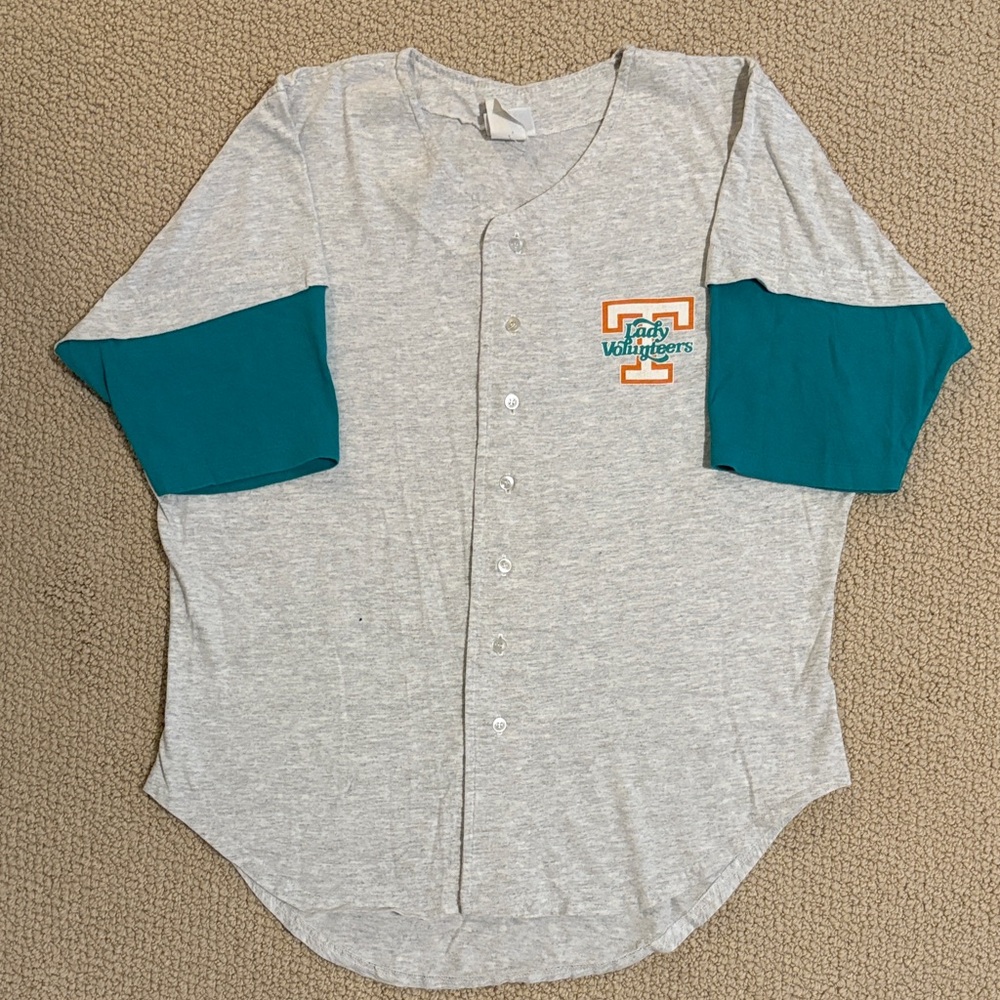 Tennessee Lady Volunteers Heather Gray Crew Neck Tee